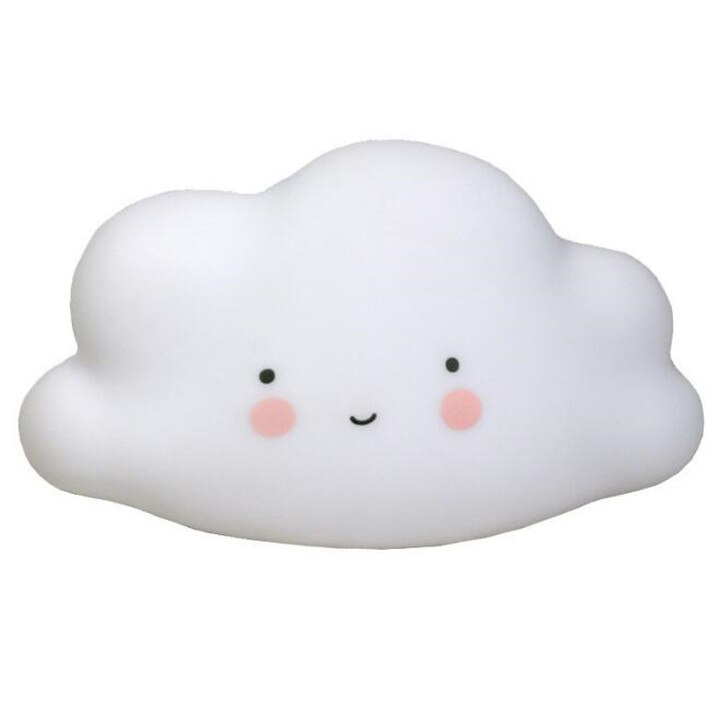 Cartoon Cute LED Kids Sleep Light Silica Gel Luminous Nightlight Lovely Lamp Sun Silicone Baby Room Light Toys: Cloud A