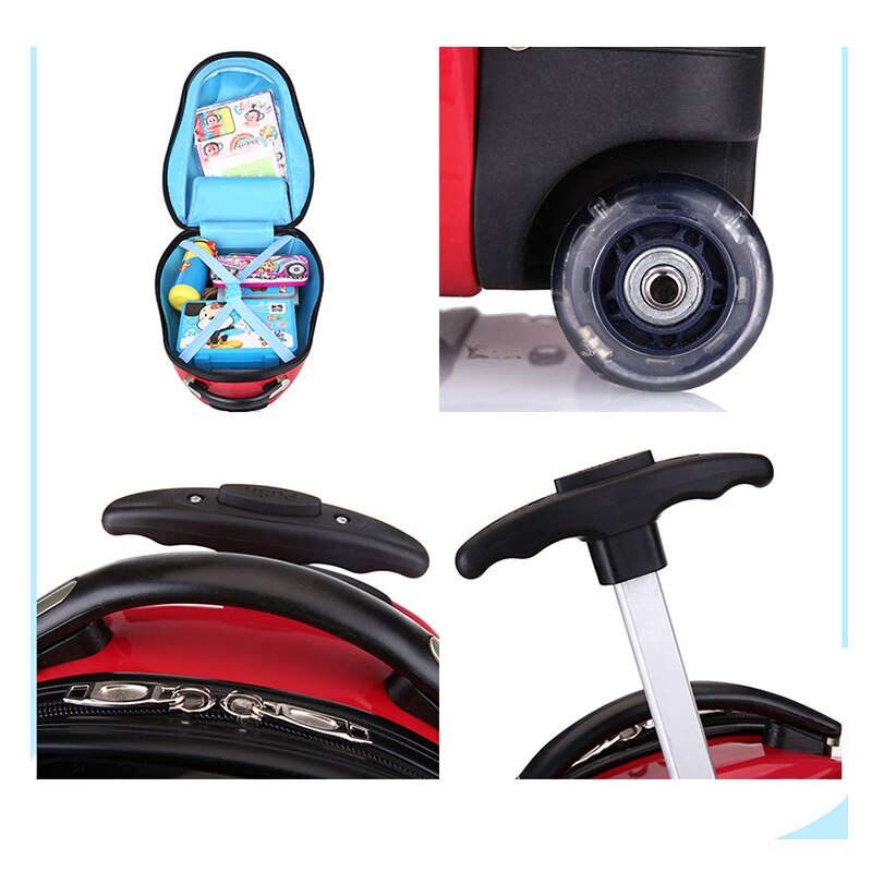 Kids Koffer Kinderen Reizen Trolley Koffer Wielen Koffer voor Kinderen Rollende Bagage Koffer Kind Reisbagage Tassen Case