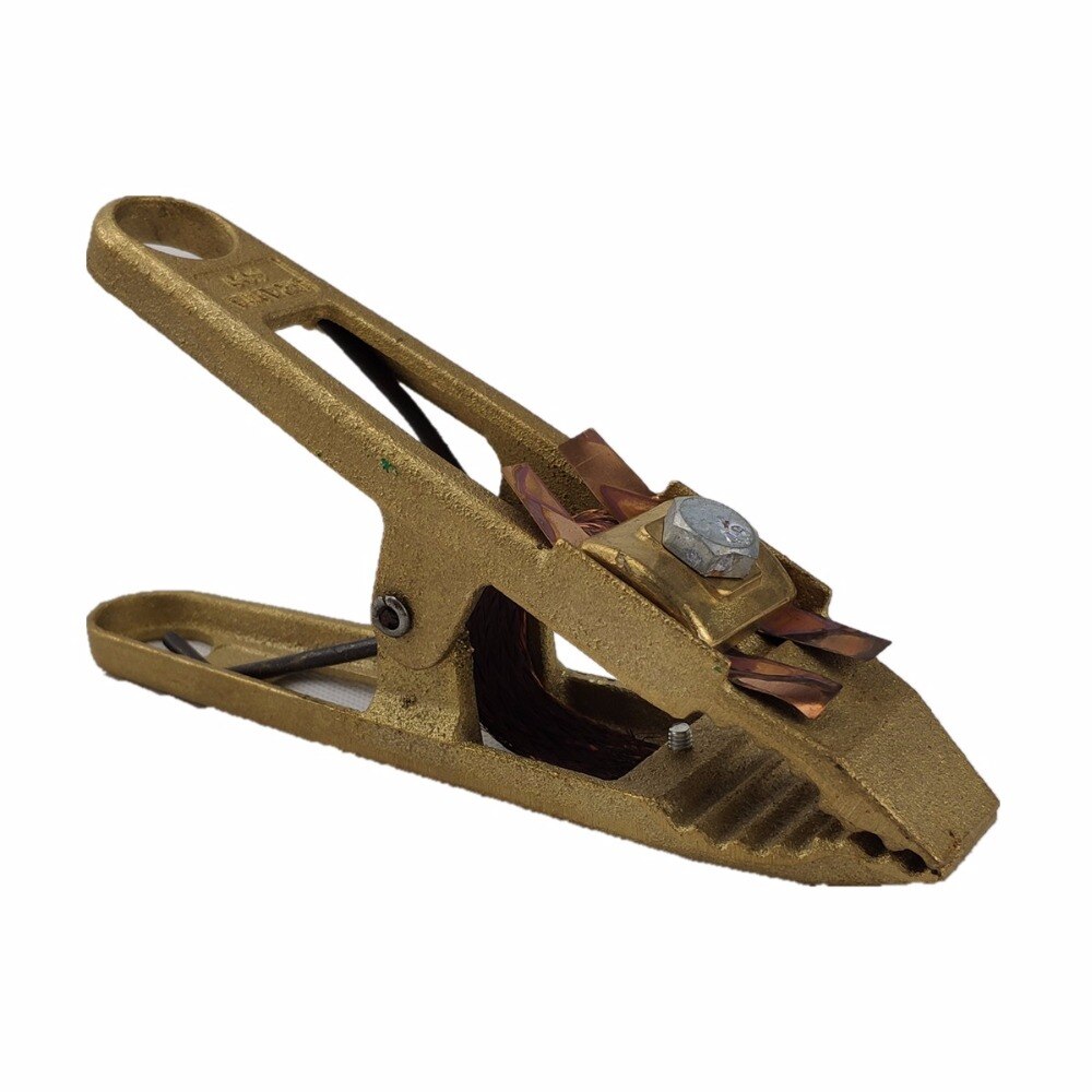 Heavy Duty Welding Clamp 600A Brass MMA MIG TIG Welding Machine Ground Clamp