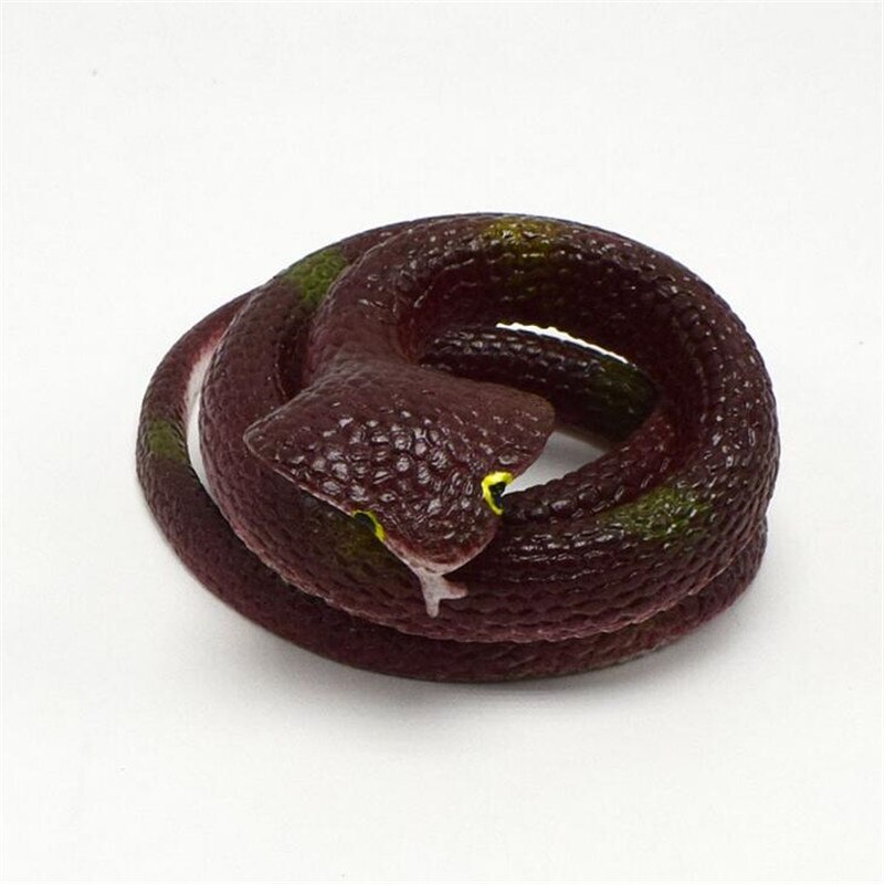 1 Pcs 75cm Practical Jokes Interesting Prank Horror Fun Shocker Novelty Gadgets Funny Toys Animals Simulation cobra Snake Toys: Auburn