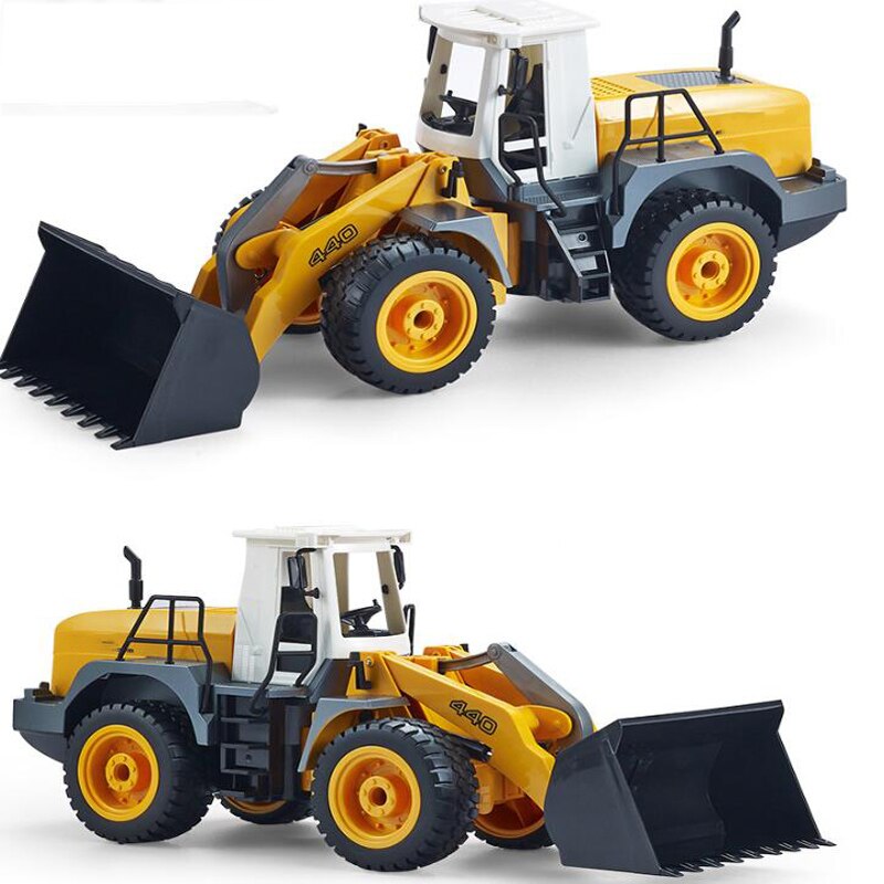 Simulation Power Bulldozer Wireless Remote Control Rechargeable Toy Multifunctional Engineering Vehicle Model Remote Control Toy