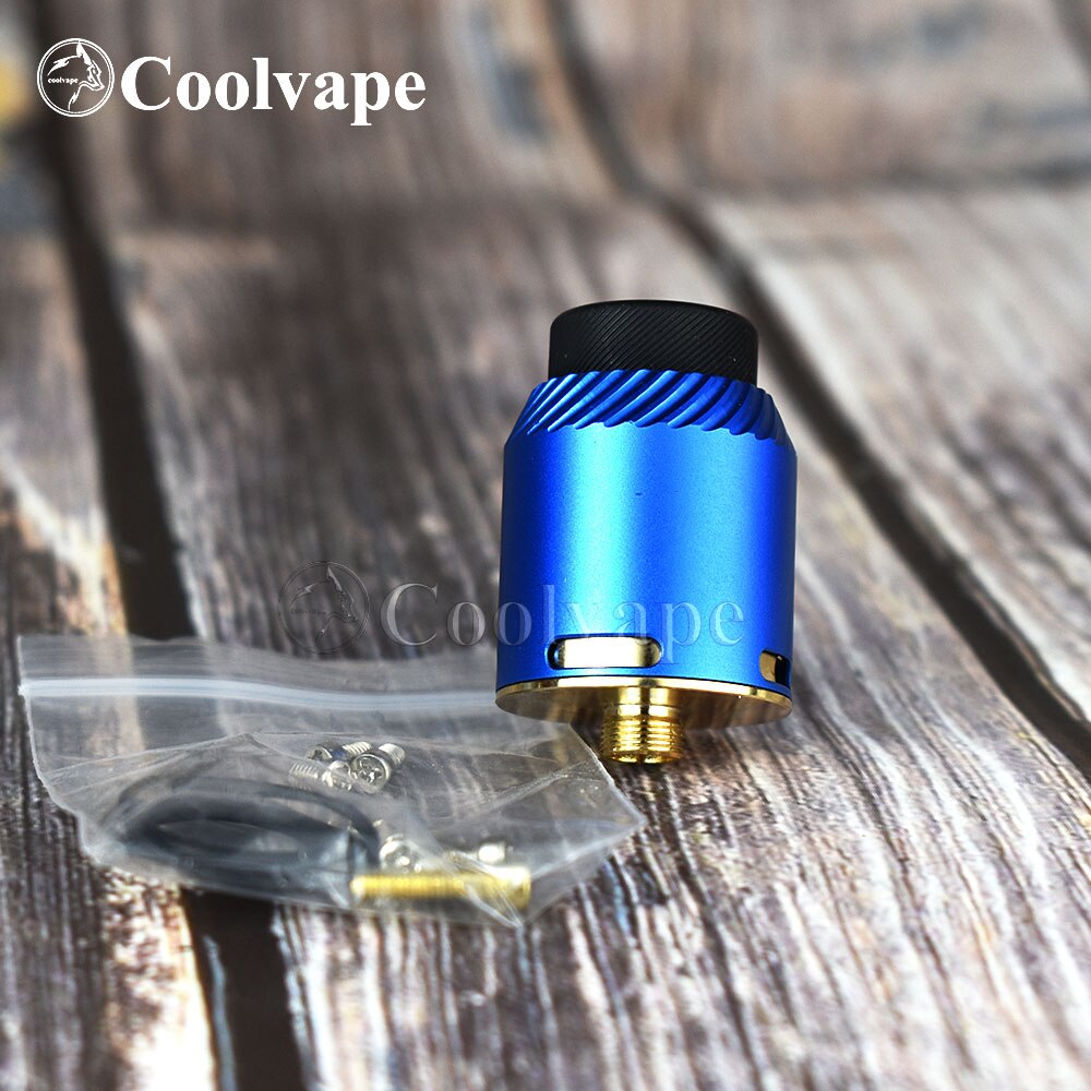 coolvape rda Apocalypse GEN 2 RDA with bf pin rebuildable 24mm Rebuilding Dripping Tank atomizer vs goon RDA: blue / rda-coil-cotton