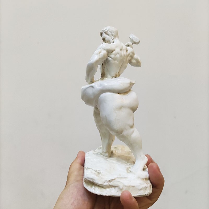 Sculpture en résine sculptée pour perte de poids, Sculpture de musculation pour hommes, Statue de Fitness, décoration artisanale pour salle de sport, de décoration de bureau