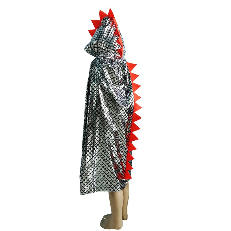 Halloween spøgelse kappe til børn børn skræmmende kostumer performance kostume dyre kjole børn dinosaur kappe