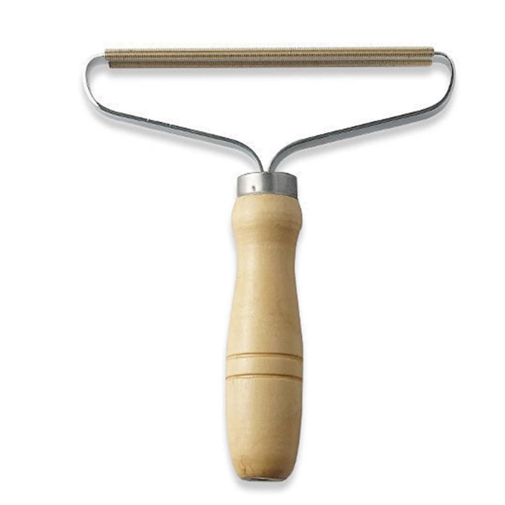 Manual Shaving Ball Clothing Trimmer Cashmere Coat Finishing Brush Clothing Shaving Ball Remover Wood Color