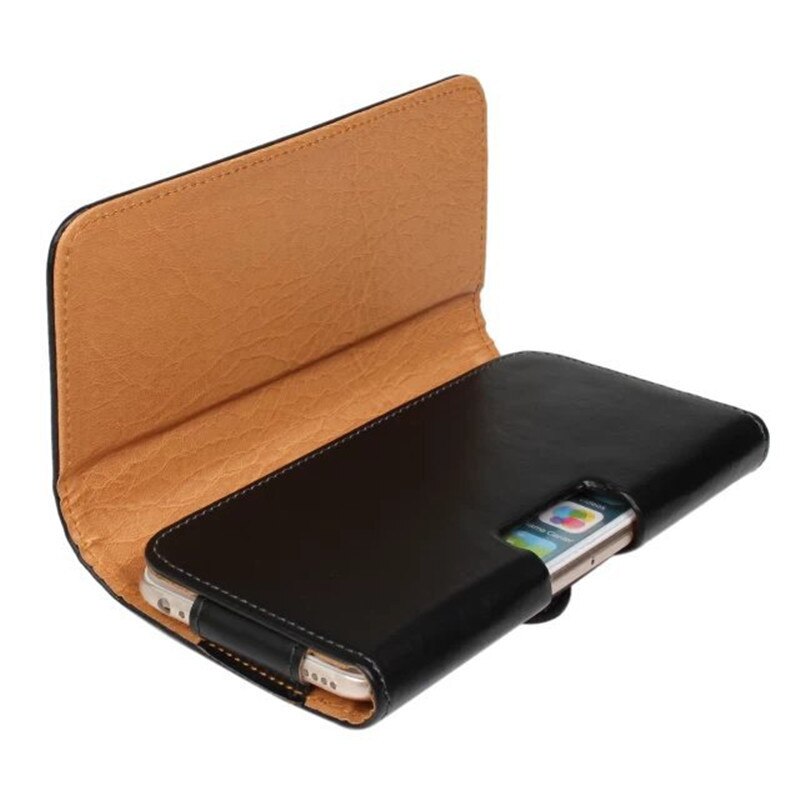 Funda portadora de teléfono de cuero para Vivo Y93 Y95 Y81i Y91i Y91c Y55s Y55L Y93S Y83 Pro X6 funda para cinturón con Clip