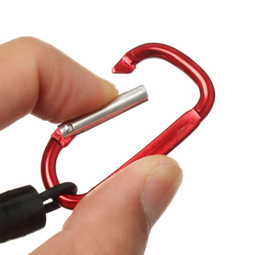 Uitschuifbare Beveiliging Sleutelhanger Houder Veiligheid Coil Karabijnhaak Touw Vissen Gereedschap Tangen Touwen Riemclip Haak Voor Camping Varen