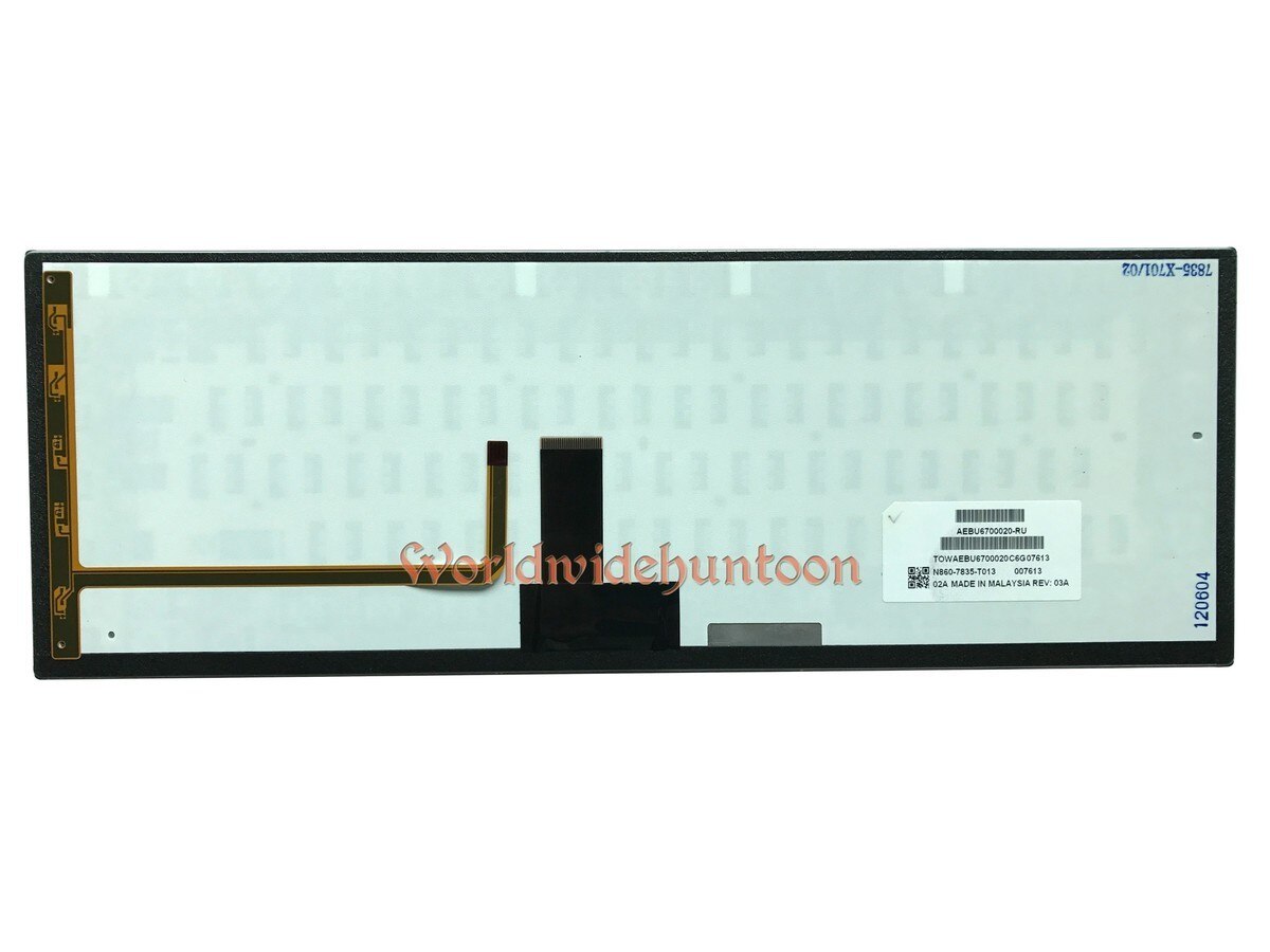 Reboto Original Brand Laptop Keyboard for Toshiba U940 U945 U955 RU Layout keyboard With backlit 100% Fully Tested