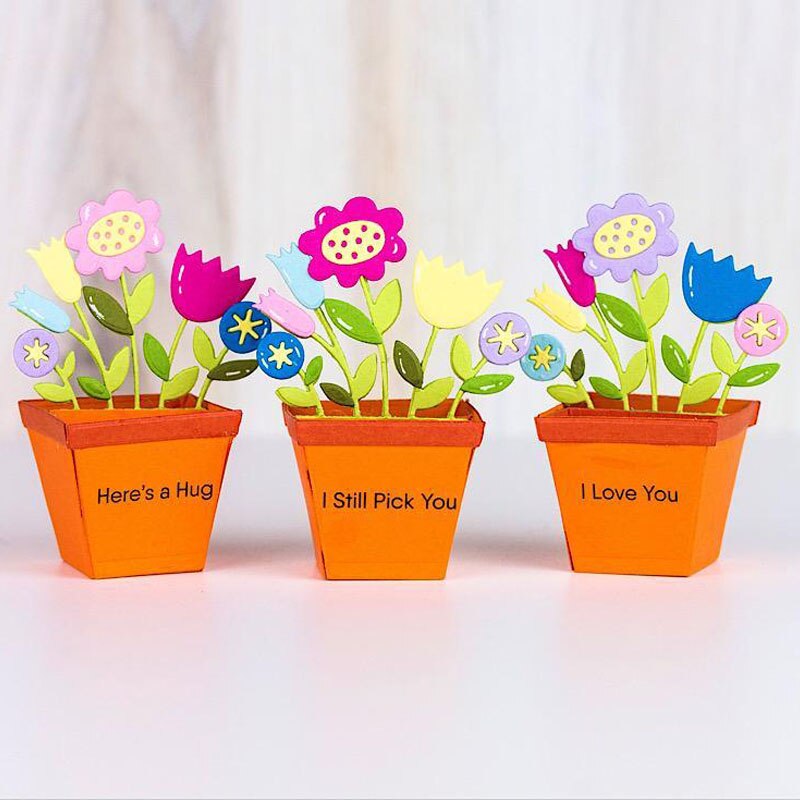 Blandet element metall skjæringe dør blomstervase bursdagskake smil firkantet flagg gjerde gjør selv scrapbooking album lage dør 07