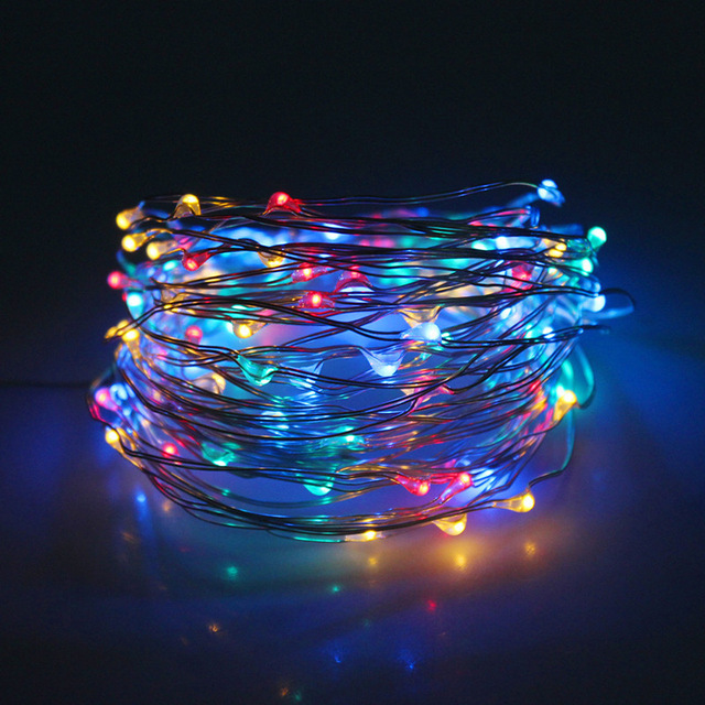 Zonne-Energie Buitenlicht Slinger Waterdichte Tuindecoratie Op Zonne-Energie Slinger 8 Knipperende Modi Kerstverlichting: RGB / 6-10W