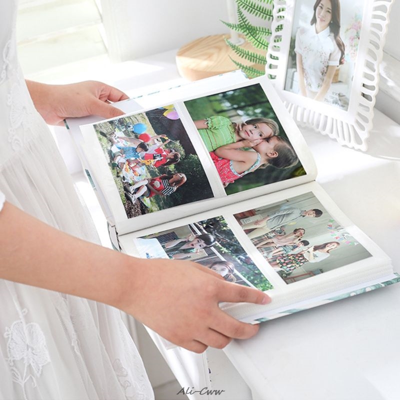 4d store 6 tommer fotoalbum 100 ark scrapbog papir baby familie scrapbooking album bryllup foto diy håndværk