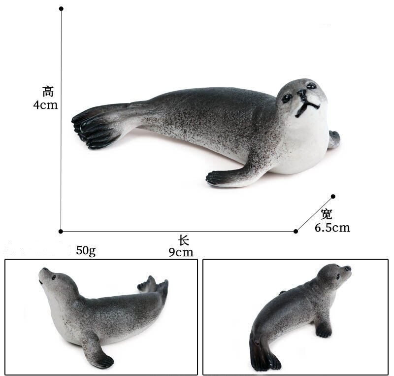 Simulatie Oceaan Dier Seal Zeeleeuw Walrus Manatee Model Cijfers Cognitie Educatief Collectie Speelgoed Voor Kinderen: M-160