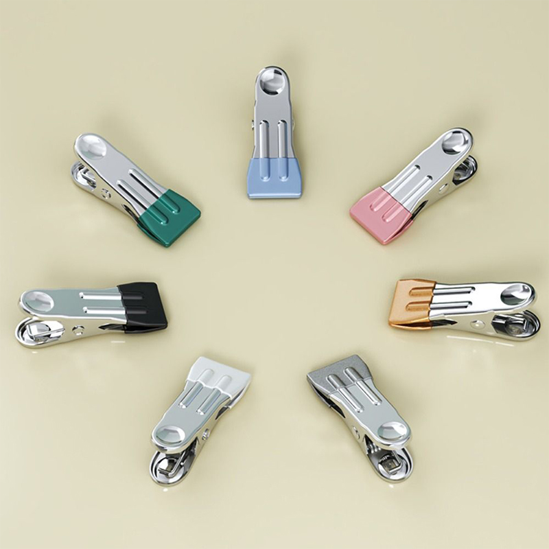 ​ Pinzas para colgar ropa portátiles, organizador de ropa para armario, pinzas para ropa de acero inoxidable, pinzas para ropa, percha para pantalones, 10 Uds.