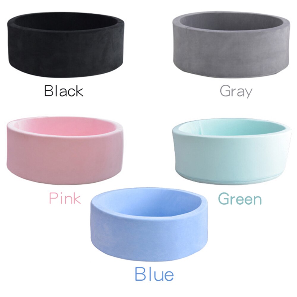 Effen Kleur Kids Ronde Bal Pit Baby Oceaan Bal Zwembad Zachte Kinderbox Indoor Buiten Spelen Speelgoed Voor Peuter Baby Jongens & Meisjes