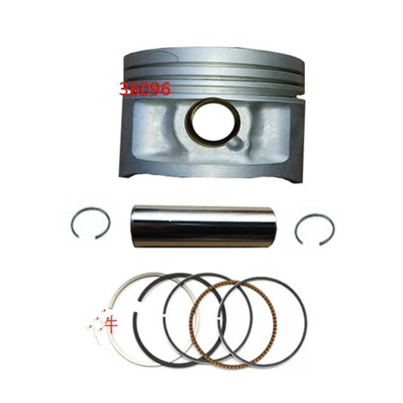 Kit de anillo de pistón para motocicleta, piezas de motor de 200cc para Zongshen ZS200GY-2, LZX200GY-2, ZS200, LZX200, GY-2, STD, tamaño de agujero de 67mm, Pin de 16mm