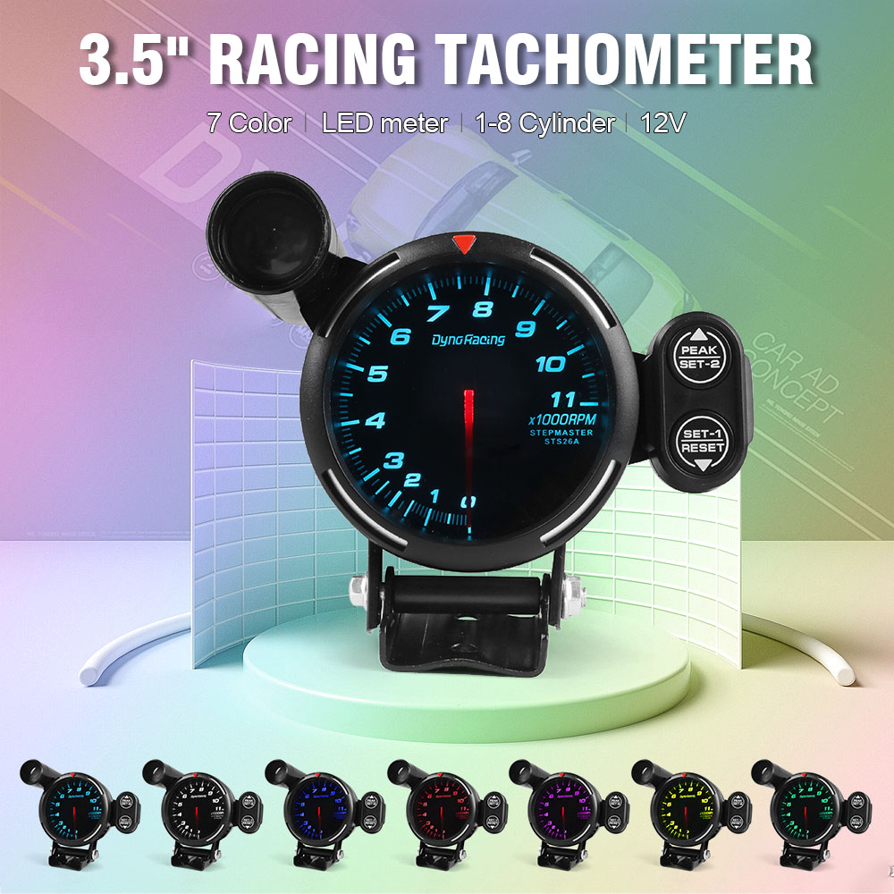 Dynoracing 80MM Tachometer RPM Gauge High Speed st... – Vicedeal