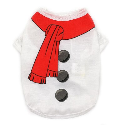 Julemand t-shirt hundetøj print tøj hunde super lille kostume bomuld jul chihuahua sommer grønne drenge mascotas: 01 / S