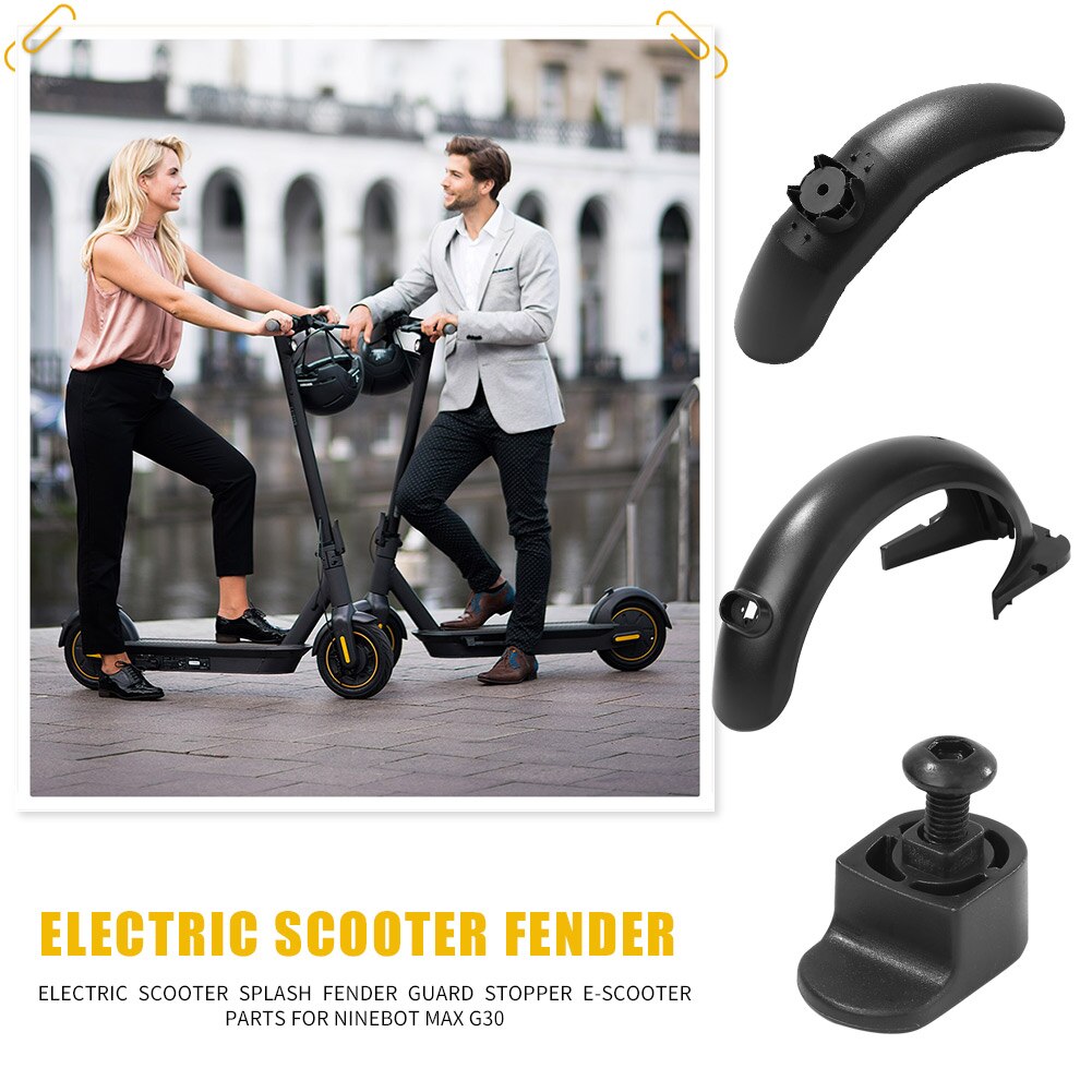 Scooter elétrico splash fender guarda plug capa e-scooter acessórios de substituição peças para ninebot max g30