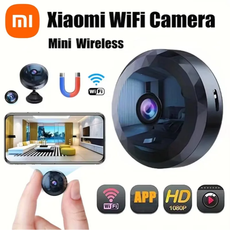 Xiaomi A11 Wireless Camera Mini Wifi Monitoring 1080p HD Video Security Camera Rechargeable Battery Motion Detection Camera