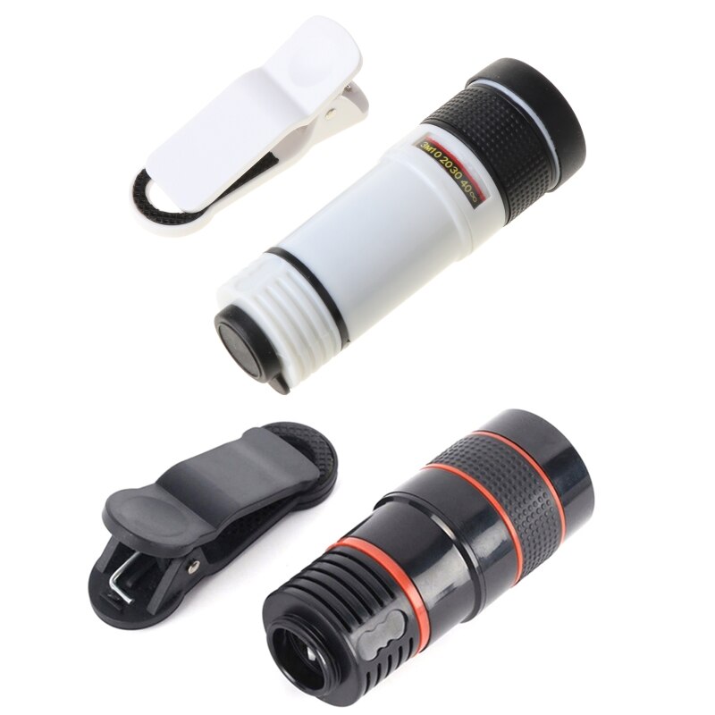 Universal 20X Clip-On Telephoto Telescope Camera Mobile Phone Zoom lens for most