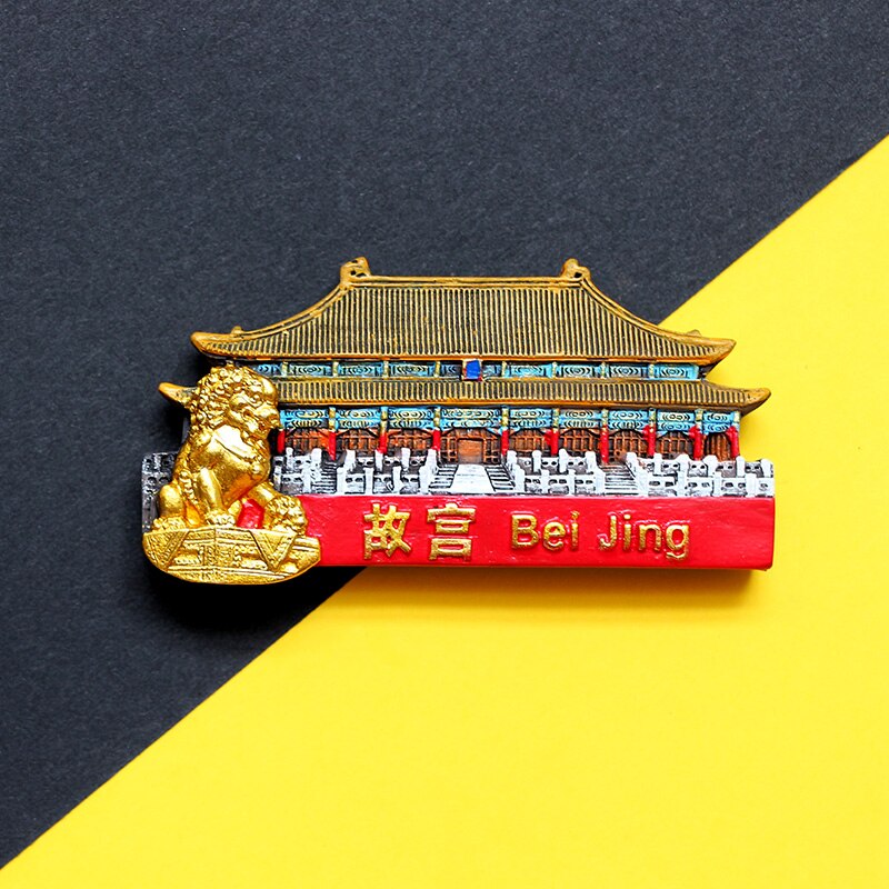 3d tourism commemorating fridge magnets great wall of Tiananmen Imperial Palace Beijing China Souvenirs collection