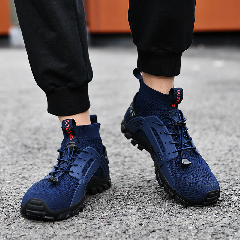 Wanderschuhe für Herren, leicht, rutschfest, draussen-Stiefeletten, atmungsaktiv, zum Wandern, Wandern, Pfad-Schuhe