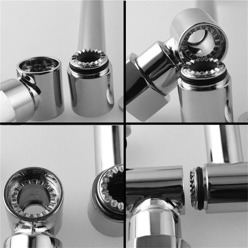 Adjustable Extension Shower Arm for Shower Heads Solid Brass Shower Head Extension Arm Bathroom Hardware Chrome Finish