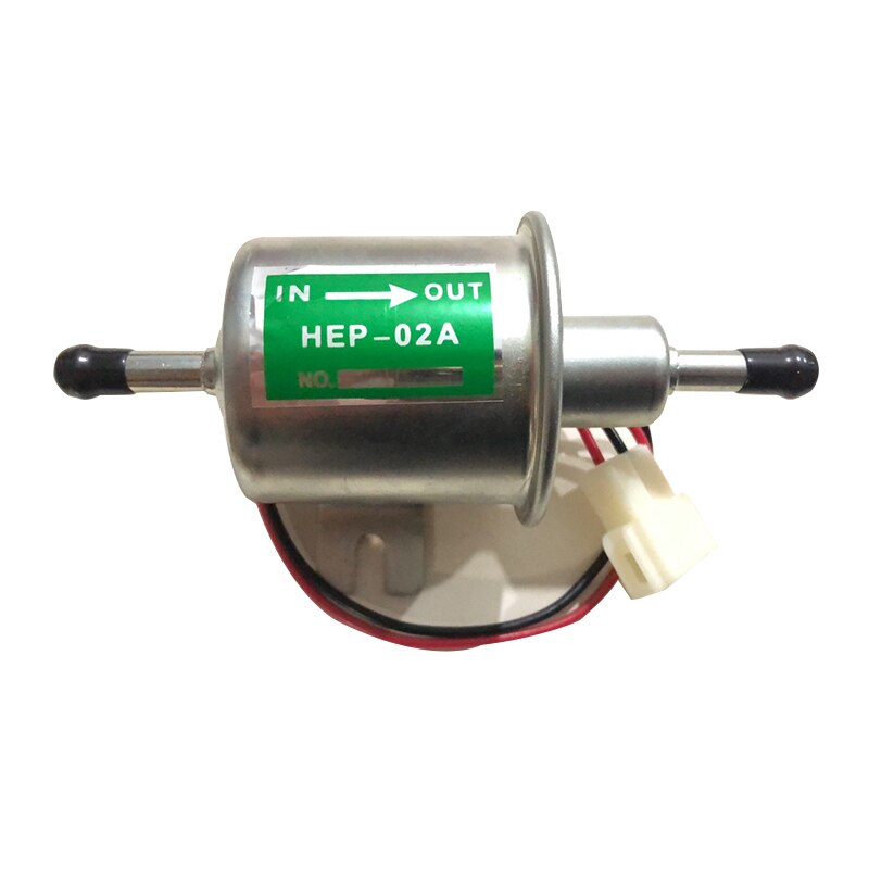 Universal diesel bensin bensin elektrisk bränslepump hep -02a lågtryck 12v för förgasare motorcykel atv: Grön
