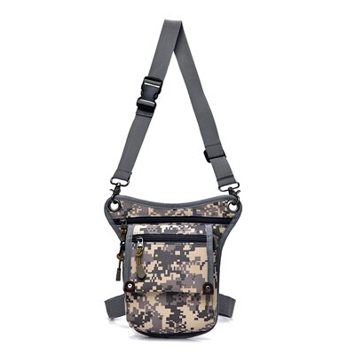 DIDA BEAR-riñonera de lona para hombre, bolso de pierna para el trabajo, bandolera multifunción, color negro y caqui, novedad de: Camouflage grey