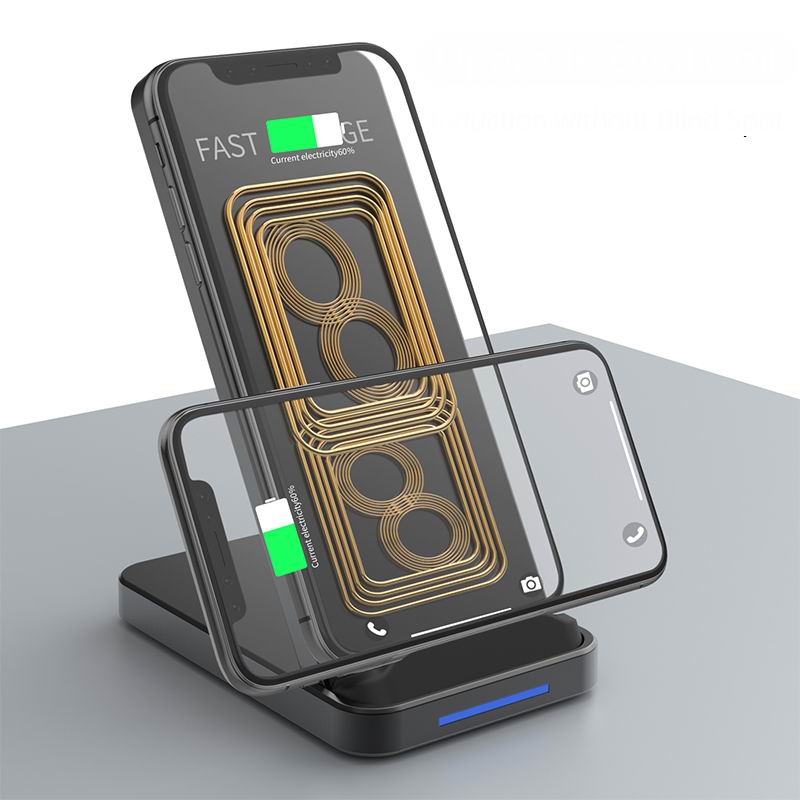 10W Qi Draadloze Oplader voor iPhone 11 Pro X XS 8 Snelle Wireless Charging Stand Voor Samsung Note10 S9 s8 S7 Draadloze Telefoon Oplader: Default Title