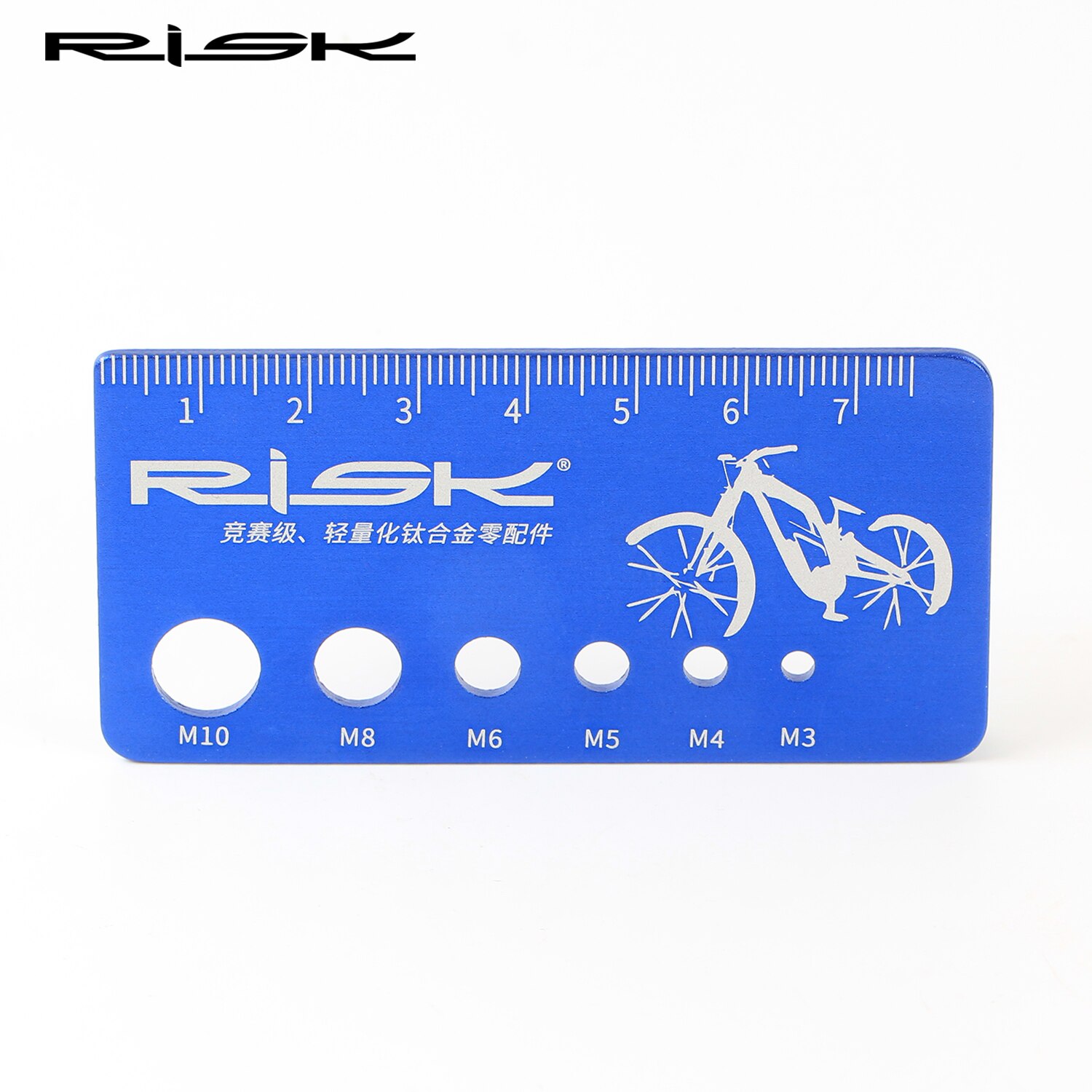 RISIKO Schraube Mess Lineal Sattel Mountain Road Fahrrad Bolzen Schraube Durchmesser Messen Werkzeug Metric MTB Bike Schraube Länge Meter