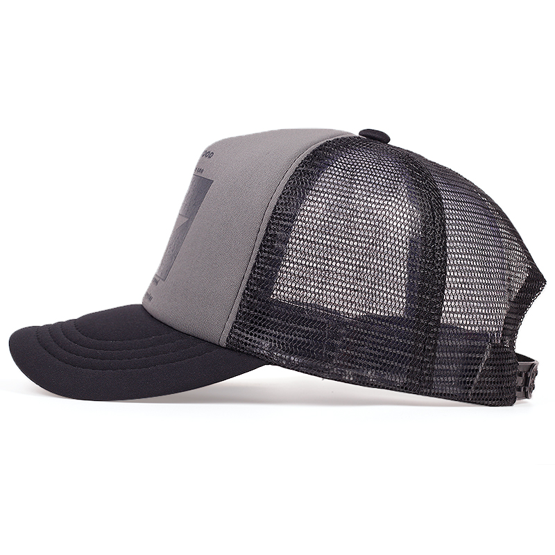 Neue fünfzackige Stern bedruckte Baseballkappe Frühling Sommer atmungsaktive Netzkappen Männer Frauen Ich bin Freien Sonnenschutz Hütte verstellbarer wilder Hütte
