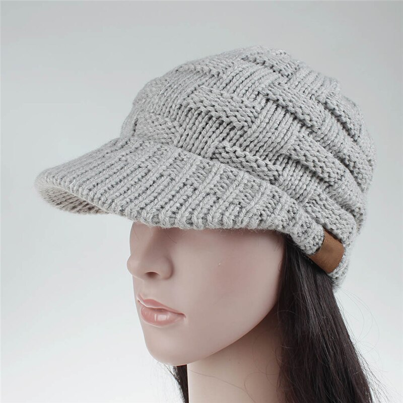 Women Ponytail Beanies Autumn Winter Hats Female Soft Knitting Caps Warm Ladies Skullies For Female Knitted Baseball Cap