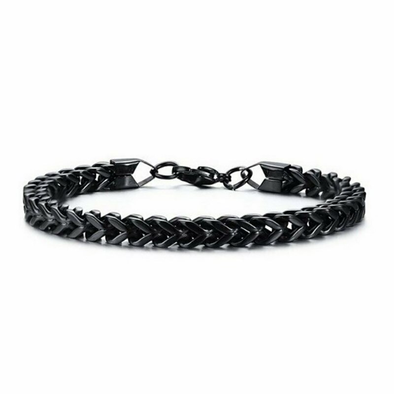 Hip Pop Bracelet Cuba Chain For Men Jewelry Hand Chain Rock And Roll Accessories Custon Named