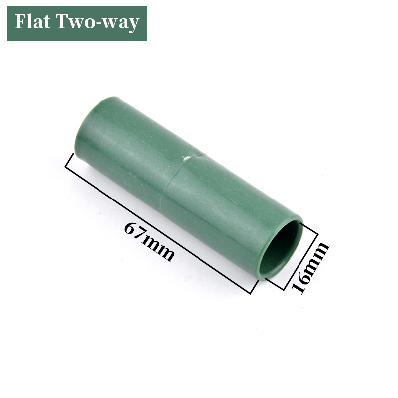 16mm Plant Flower Stand Connector Gardening Plant Stakes Edging Corner Connection Wardrobe Greenhouse Frame Building Fittings: L / Red