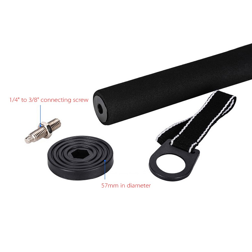 Andoer-cámara telescópica ajustable portátil de aleación de aluminio, monopié para videocámara, monopié, monopié, palo para caminar para Nikon y Canon