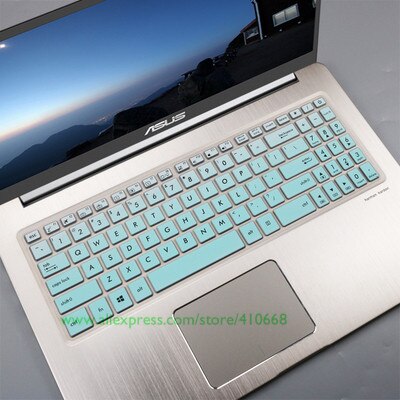 15.6 inch Laptop Keyboard Cover Skin For Asus VivoBook Pro 15 N580 N580G N580GD N580VD M580VD M580 NX580VD YX570ZD YX570ud YX570: Gradual Skyblue