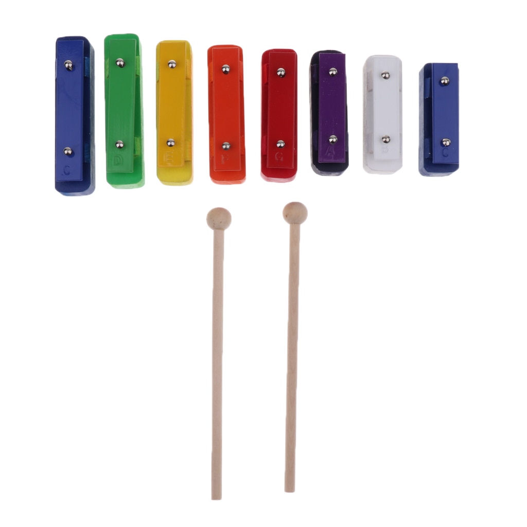 8 Toetsen Xylofoon Mallet Stok Oefening Kids Intelligence Voor Kinderen
