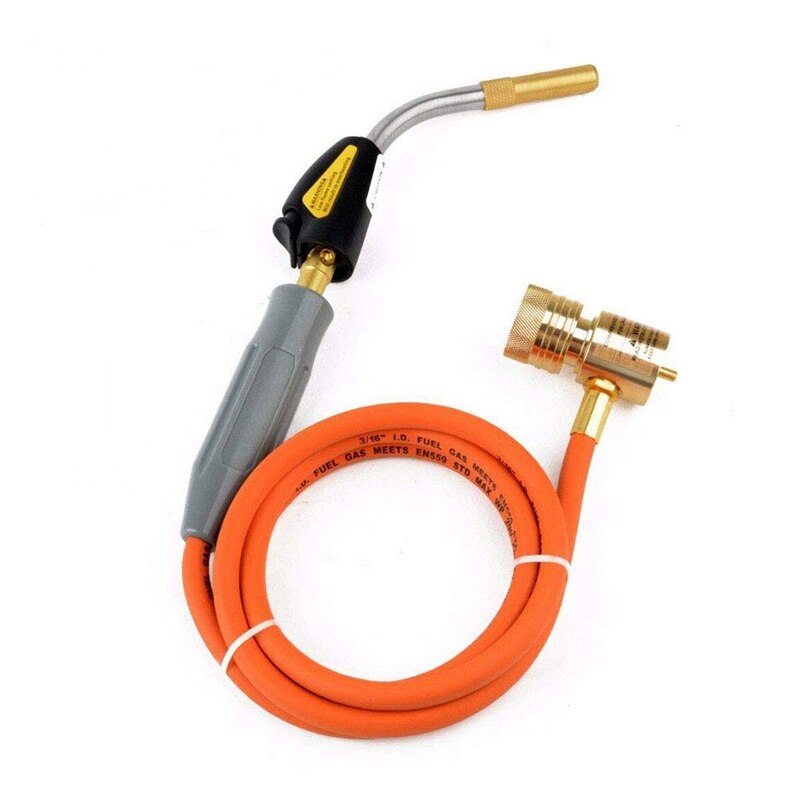 -Gas Sanitair Turbo Brander Torch Solderen Solderen Lassen Propaan Lasser Sanitair Tool Met Slang: Default Title