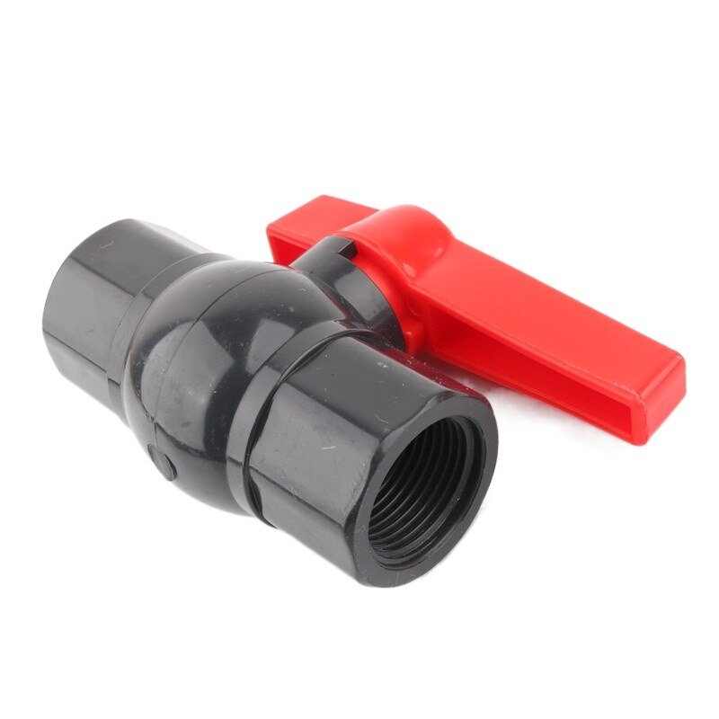 1pc PVC 1/2 3/4 1" Female Thread Ball Valve Water Pipe Control Vlave Garden Irrigation Aquarium Fish Tank Tube Valve