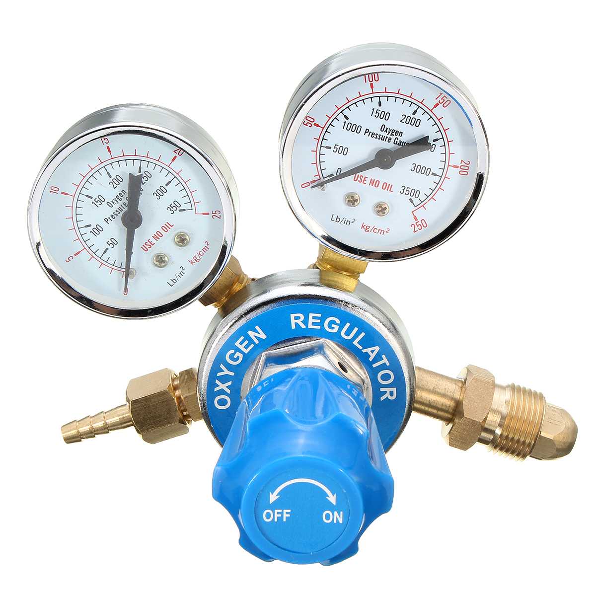 Argon Oxygen/Acetylene Regulator Reducer Mig Flow Meter Pressure Gas Solid Brass Welding Fit Victor Gas Torch Cutting
