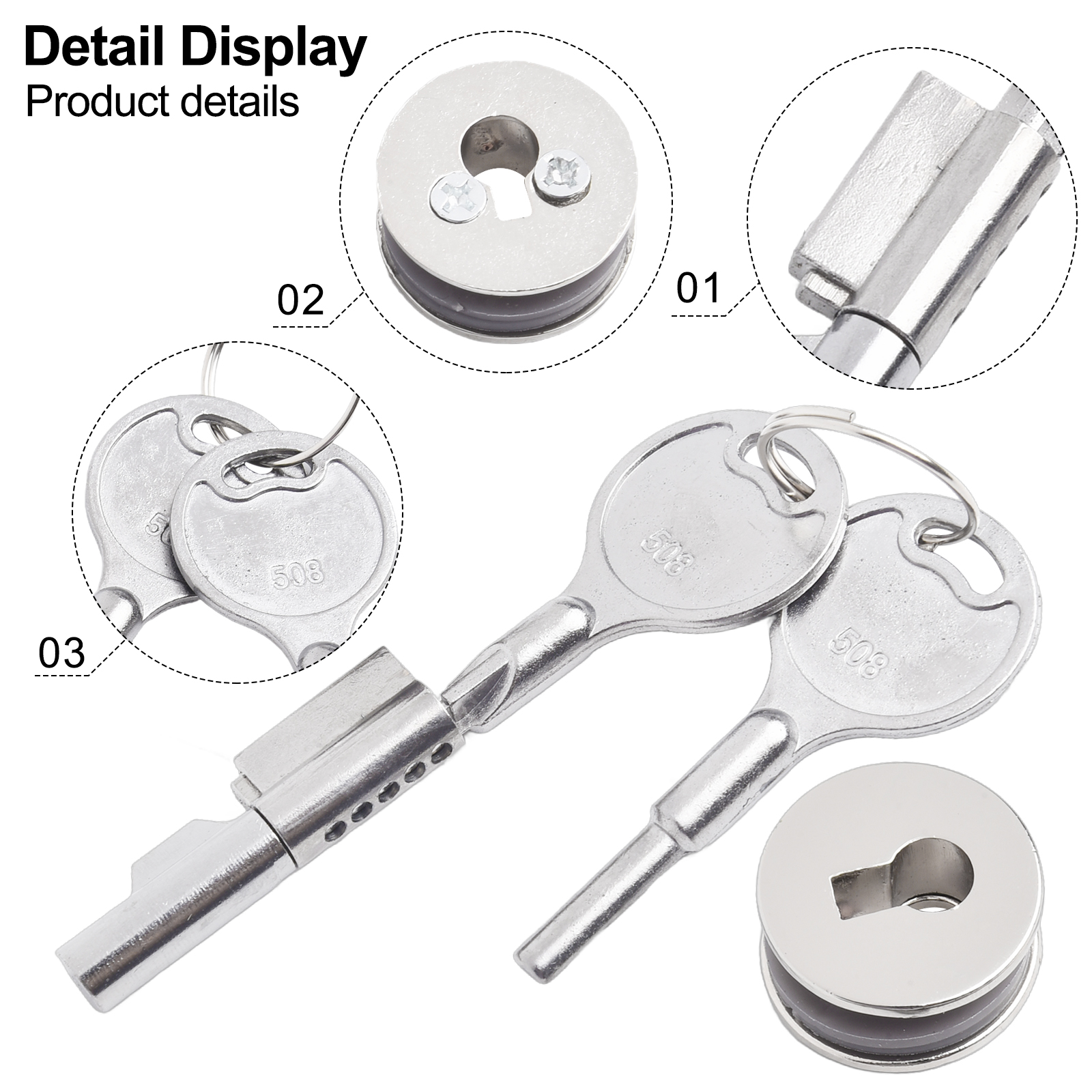 Display Case Sliding Glass Door Display Cabinet Showcase Window Cabinet Lock With Keys Counter Jewelry Cabinet Hardware Locks