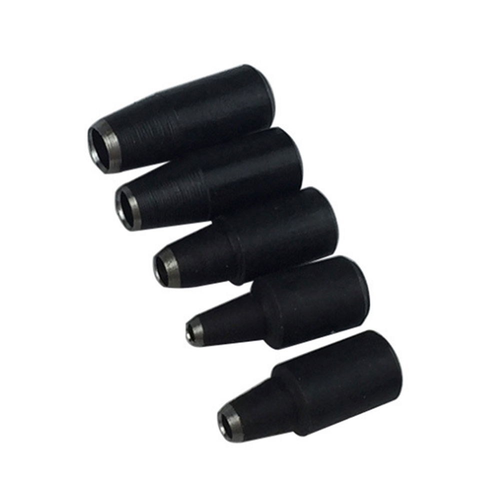 6pcs/set Leather Punching craft Tools Screw Hole Automatic Belts Punch Replaceable Long Mute Rotary Punchers Drill Sewing