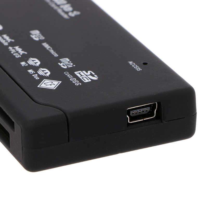 21 types de fonctions dans un lecteur de carte mémoire 1/2/5/10 pièces pour USB externe Mini SDHC M2 RS MMC XD CF SD TF MS ajouter dans le câble USB