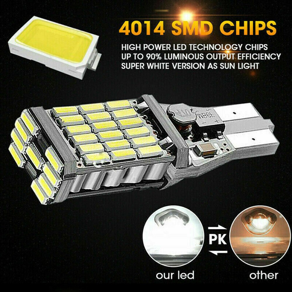 Universal Taillight SMD LED Reverse T15 12V-24V Lamp Aluminum Replacement