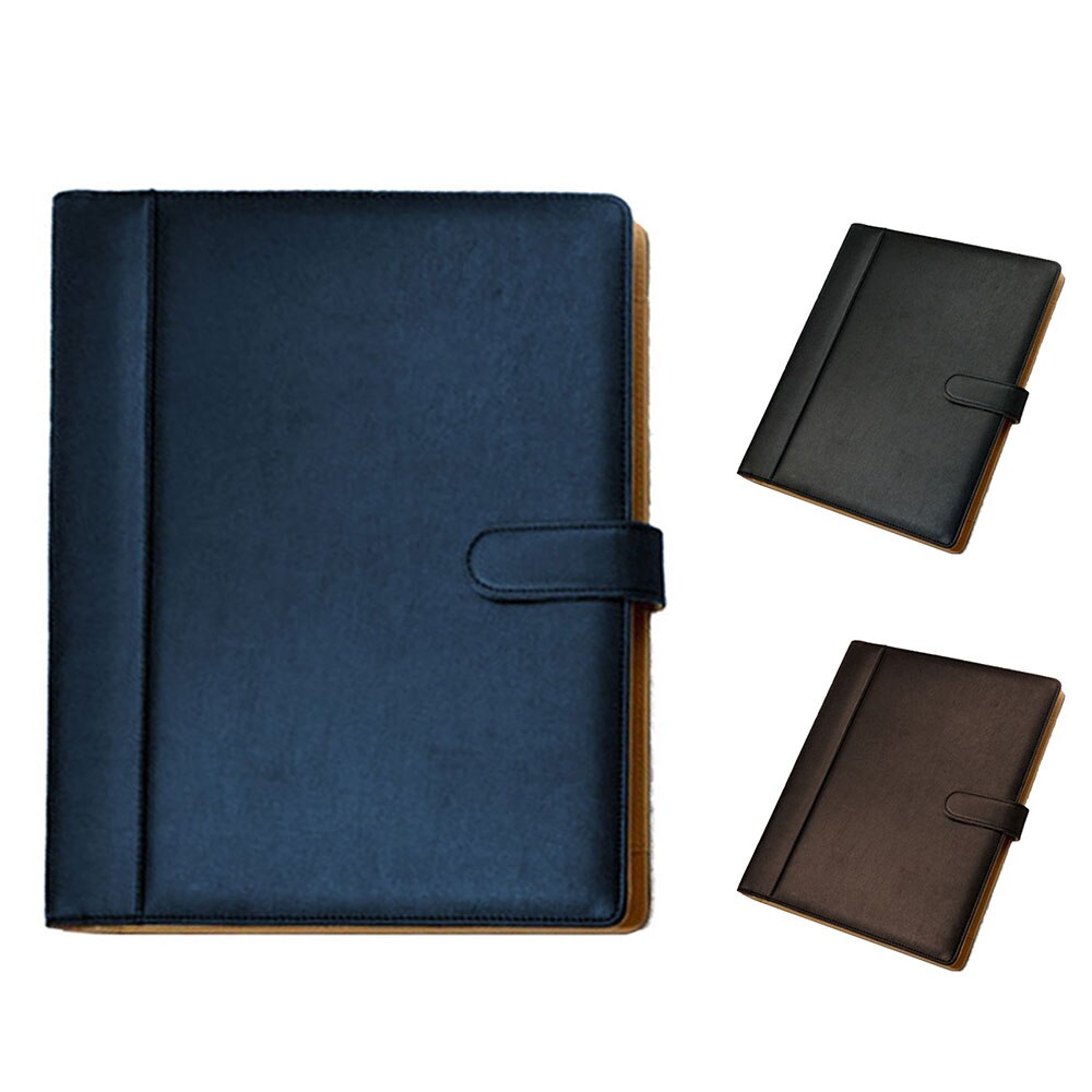 A4 PU File Folder Ring Binder Display Notebook 8 Packets Folders With Calculator Document Bag Organizer Business Office Supplies