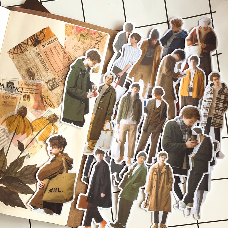 31Pcs Tijdschrift Jongen Sticker Diy Scrapbooking ... – Vicedeal