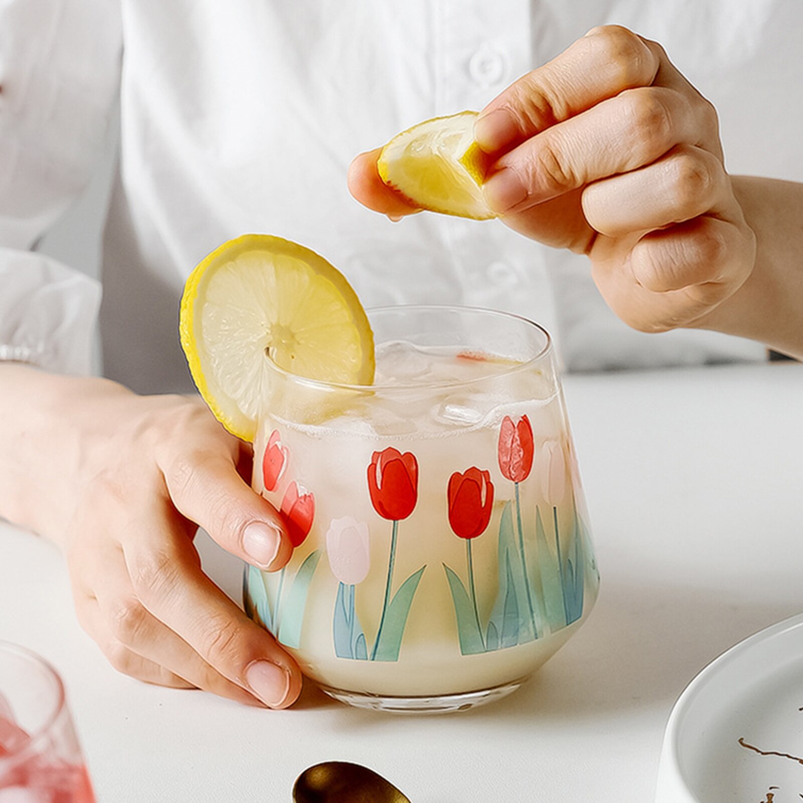 Coffee Glass Mug Milk Coffee Cup Cocktail Glass Crystal Transparent Mugs Couple