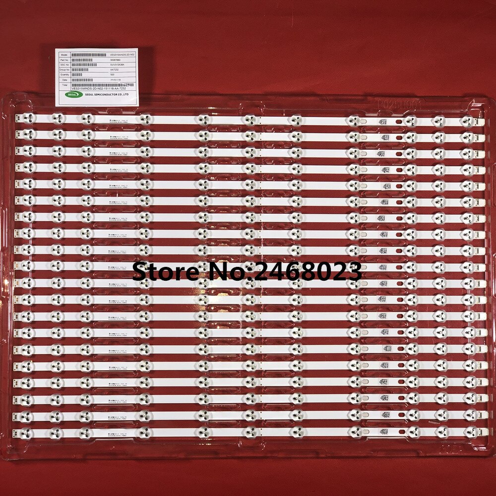 11 ledet 575mm ledet bakgrunnslys stripe til 32 ndv vestel 32 d 1333db ledet tv lg innotek 32 &quot; ndv rev 0.0 ves 315 wndb -01 ves 315 wndl -n01