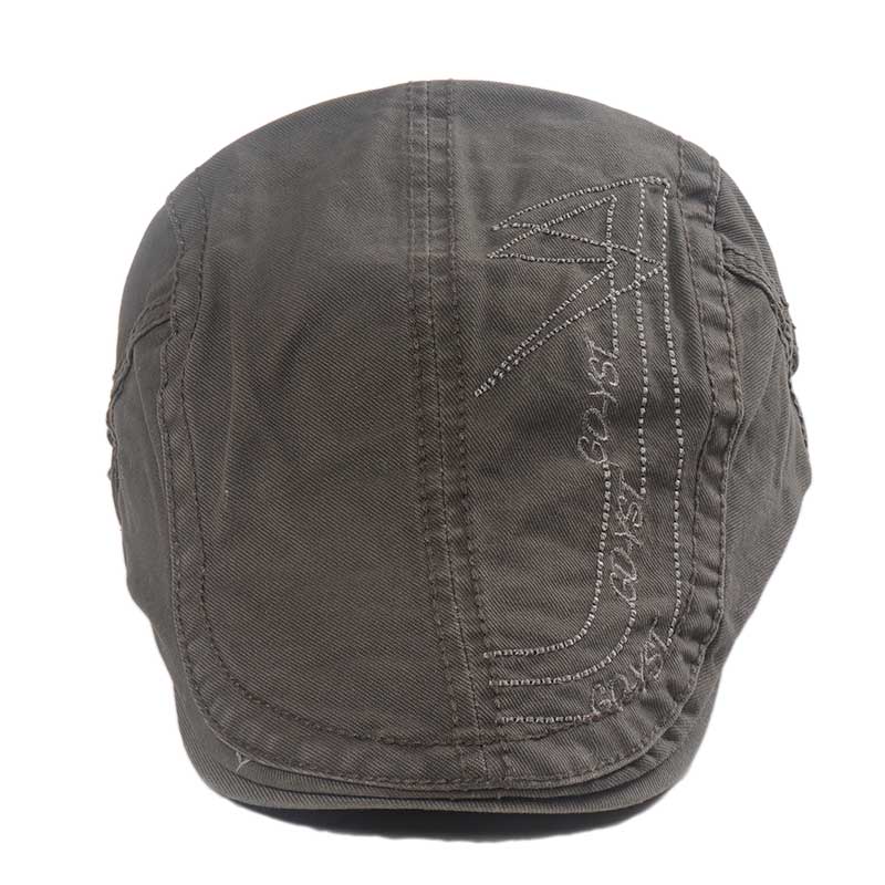 Boina Verde del Ejército Coreano para hombre y mujer, gorro bordado para ocio al aire libre, sombrilla, sombrero delantero, Joker